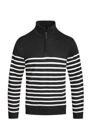 QUARTER ZIPPER PULLOVER SWEATER-Teresa's Fashionista LLC