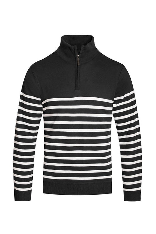 QUARTER ZIPPER PULLOVER SWEATER-Teresa's Fashionista LLC