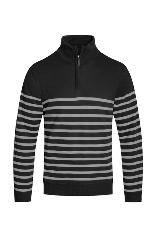 QUARTER ZIPPER PULLOVER SWEATER-Teresa's Fashionista LLC