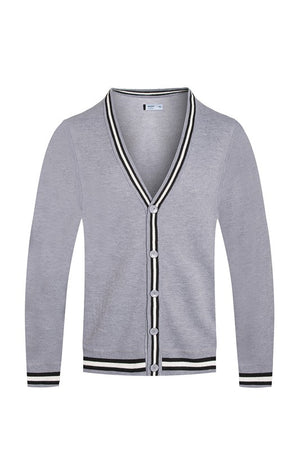 TWO STRIPE CARDIGAN-Teresa's Fashionista LLC