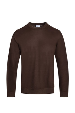 SOLID COLOR ROUND NECK SWEATER-Teresa's Fashionista LLC