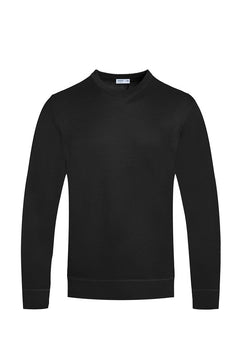 SOLID COLOR ROUND NECK SWEATER-Teresa's Fashionista LLC