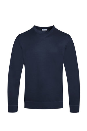 SOLID COLOR ROUND NECK SWEATER-Teresa's Fashionista LLC
