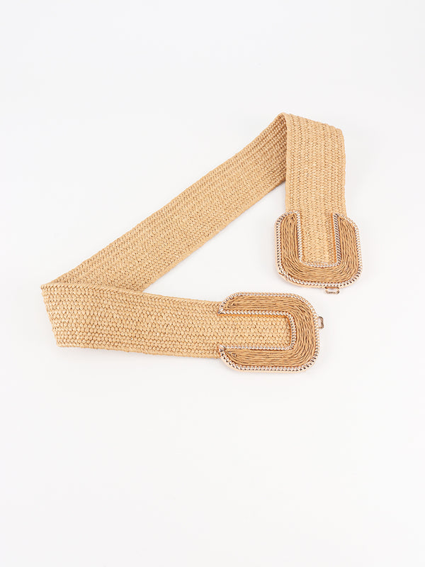 Wide Braid Belt-Teresa's Fashionista LLC