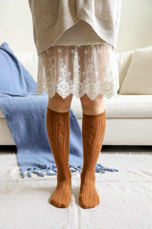 Classic Knit Calf Socks-Teresa's Fashionista LLC