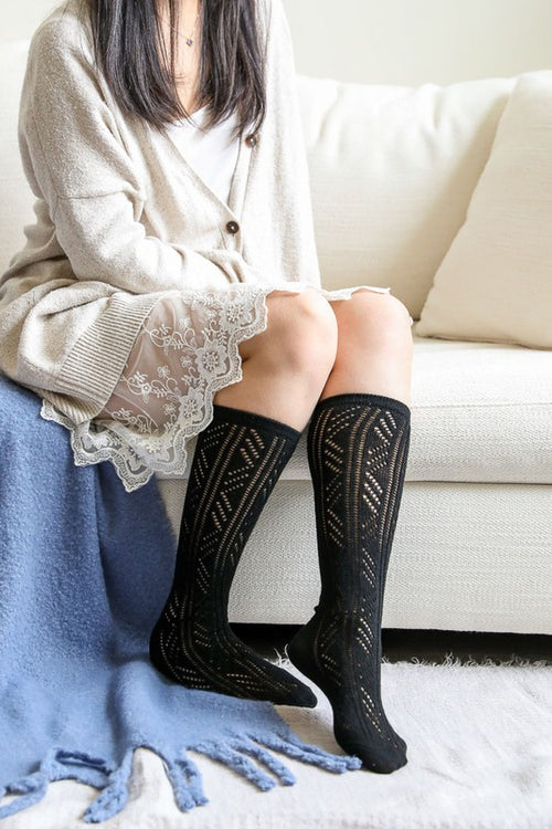Classic Knit Calf Socks-Teresa's Fashionista LLC