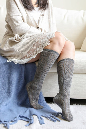 Classic Knit Calf Socks-Teresa's Fashionista LLC