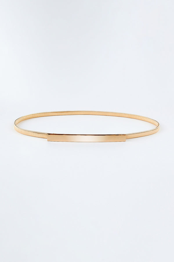 Elastic Iron Skinny Belt-Teresa's Fashionista LLC