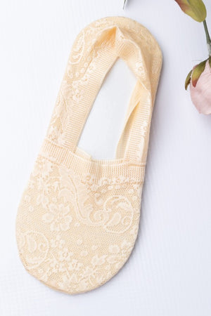 No-Slip Floral Lace Socks-Teresa's Fashionista LLC
