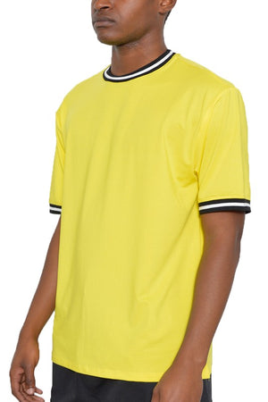 Micromesh Round Neck Tshirt-Teresa's Fashionista LLC