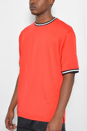 Micromesh Round Neck Tshirt-Teresa's Fashionista LLC