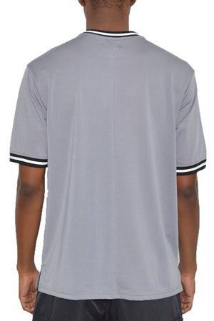 Micromesh Round Neck Tshirt-Teresa's Fashionista LLC