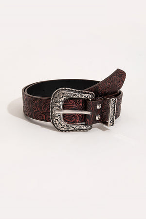Textured PU Leather Belt-Teresa's Fashionista LLC