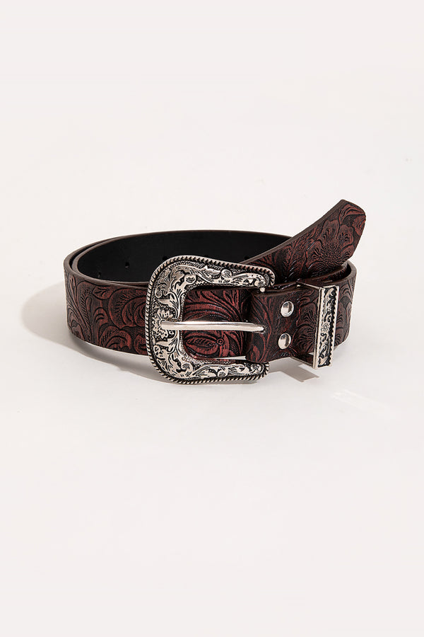 Textured PU Leather Belt-Teresa's Fashionista LLC