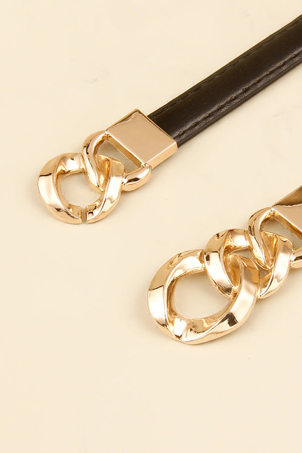 PU Skinny Belt-Teresa's Fashionista LLC