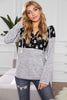 Ghost Print Dropped Shoulder Hoodie - Teresa's Fashionista LLC