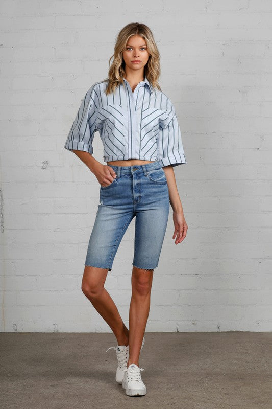 HIGH RISE BIKE SHORTS - Teresa's Fashionista LLC