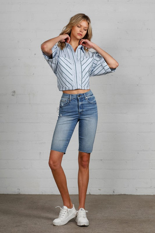 HIGH RISE BIKE SHORTS - Teresa's Fashionista LLC