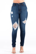 KYLIE SKINNY JEAN IN DARK WASH - Teresa's Fashionista LLC