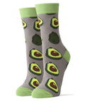 Avocado Life - Women's Funny Crew Socks-Teresa's Fashionista LLC