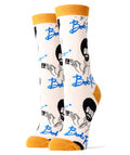 It's Bob Ross - Women's Funny Crew Socks-Teresa's Fashionista LLC