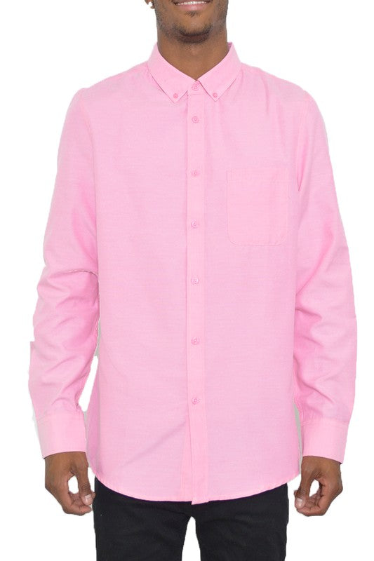 Weiv Men's Casual Long Sleeve Shirts-Teresa's Fashionista LLC