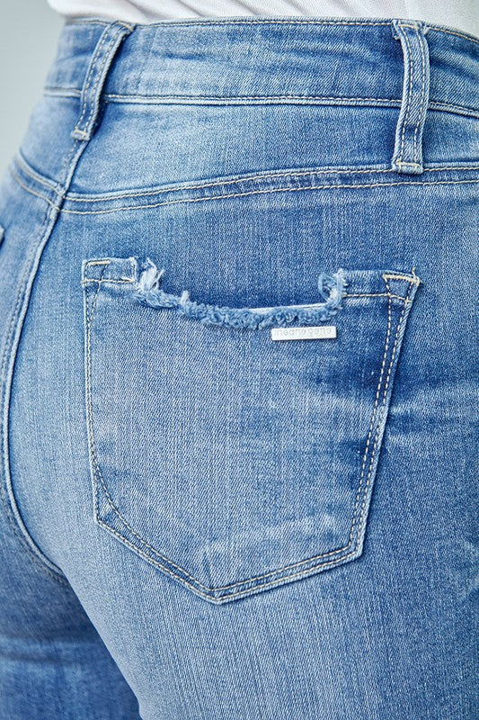 HIGH RISE ANKLE SKINNY JEANS - Teresa's Fashionista LLC