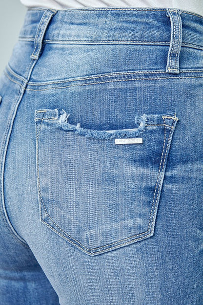 HIGH RISE ANKLE SKINNY JEANS - Teresa's Fashionista LLC