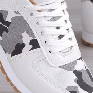 Tied Printed PU Leather Athletic-Teresa's Fashionista LLC