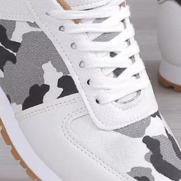 Tied Printed PU Leather Athletic-Teresa's Fashionista LLC