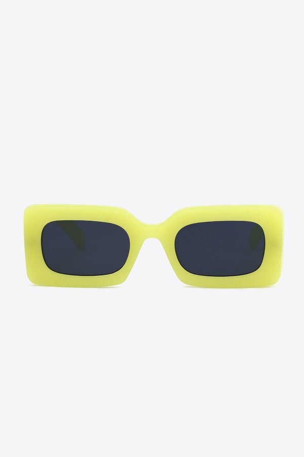 Polycarbonate Frame Rectangle Sunglasses-Teresa's Fashionista LLC