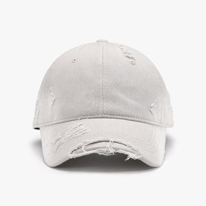 Distressed Adjustable Cotton Hat-Teresa's Fashionista LLC