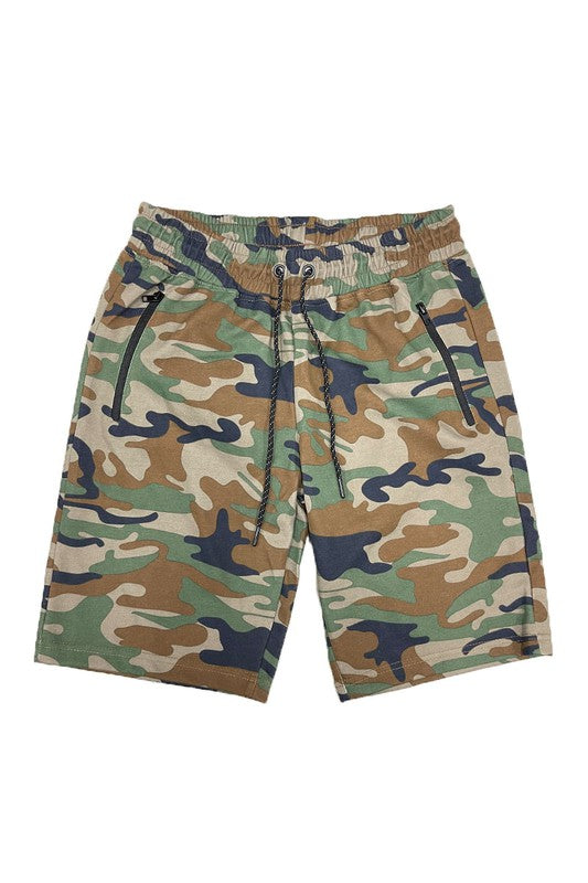 COTTON BLEND LOUNGE SWEAT SHORTS-Teresa's Fashionista LLC