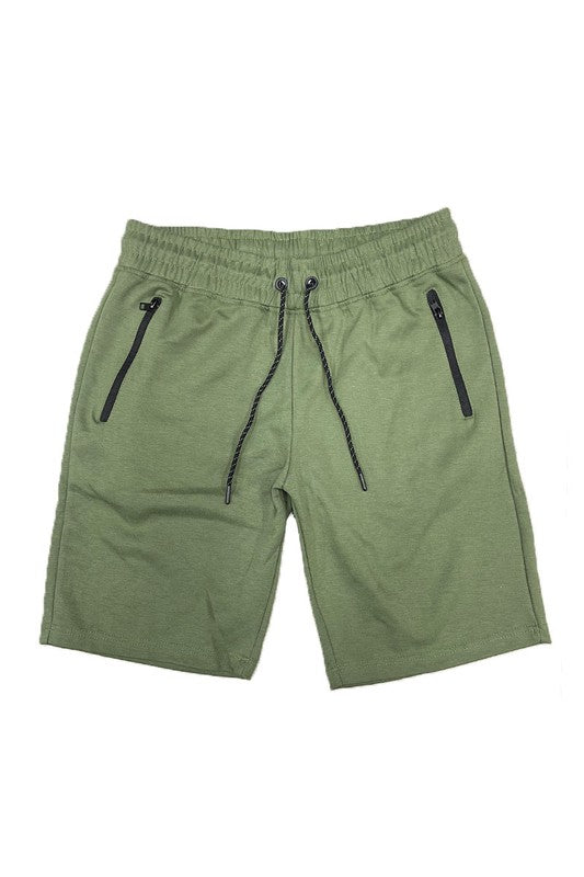 COTTON BLEND LOUNGE SWEAT SHORTS-Teresa's Fashionista LLC