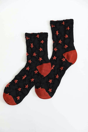 Star Design Socks-Teresa's Fashionista LLC