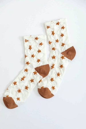 Star Design Socks-Teresa's Fashionista LLC