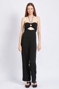 BANDEAU HALTER NECK JUMPSUIT-Teresa's Fashionista LLC