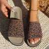 Leopard Open Toe Sandals-Teresa's Fashionista LLC