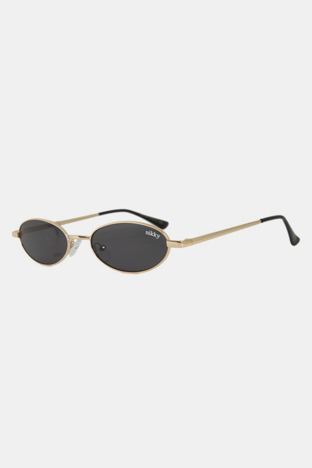 Nicole Lee USA Metal Frame Finley Oval Sunglasses-Teresa's Fashionista LLC