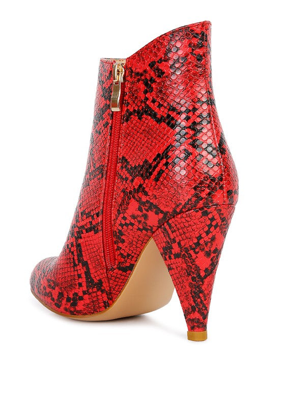 LEMON TART Heeled Ankle Boots-Teresa&#39;s Fashionista LLC