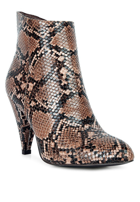 LEMON TART Heeled Ankle Boots-Teresa&#39;s Fashionista LLC