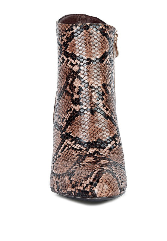 LEMON TART Heeled Ankle Boots-Teresa&#39;s Fashionista LLC
