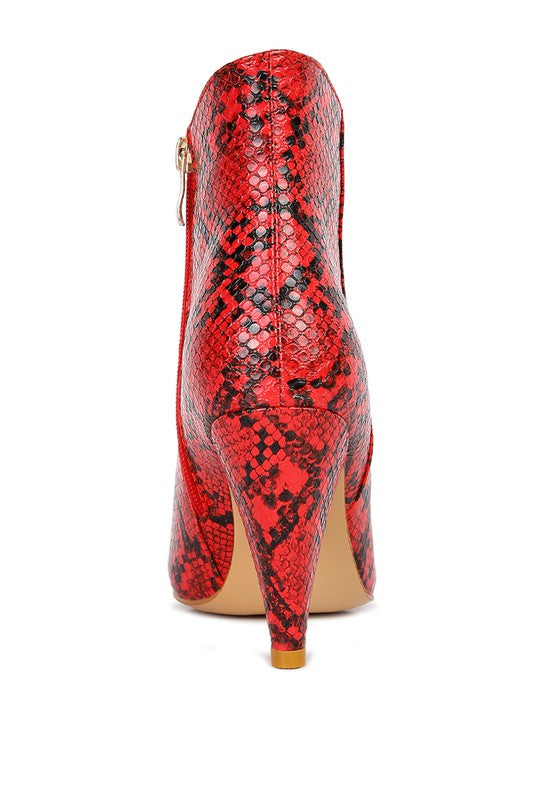LEMON TART Heeled Ankle Boots-Teresa&#39;s Fashionista LLC