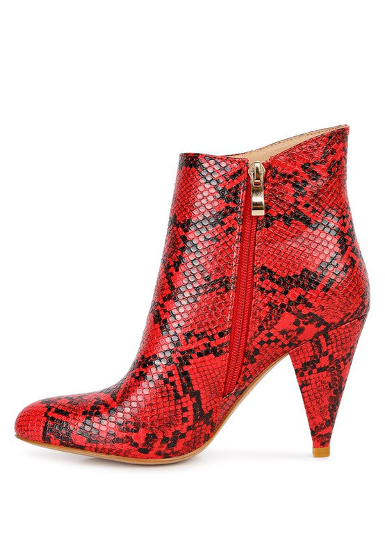 LEMON TART Heeled Ankle Boots-Teresa&#39;s Fashionista LLC