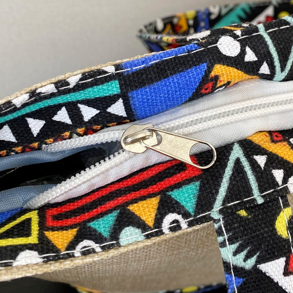 Geometric Medium Tote Bag-Teresa's Fashionista LLC