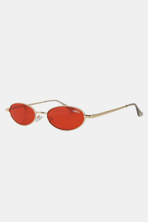 Nicole Lee USA Metal Frame Finley Oval Sunglasses-Teresa's Fashionista LLC