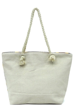 Sunflowers Canvas Beach Tote-Teresa's Fashionista LLC