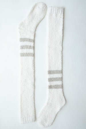 Knee-High Boucle Socks-Teresa's Fashionista LLC