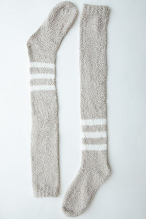 Knee-High Boucle Socks-Teresa's Fashionista LLC