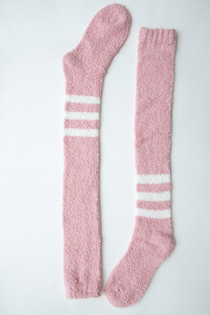 Knee-High Boucle Socks-Teresa's Fashionista LLC